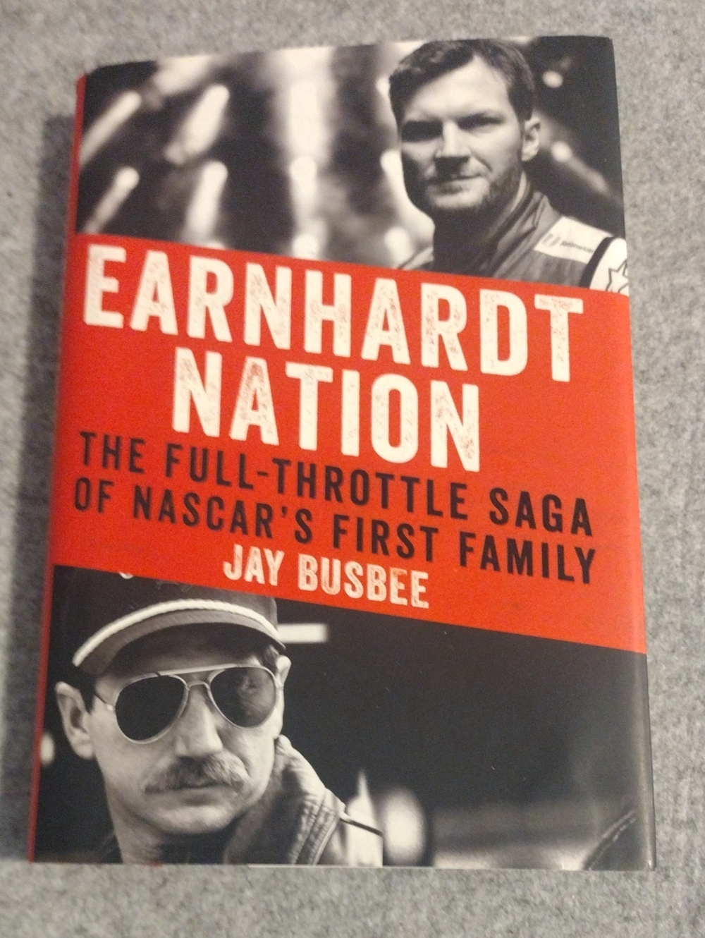 Earnhardt Nation by - Red & Black Hardcover Coffee Table Book